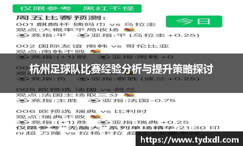 杭州足球队比赛经验分析与提升策略探讨