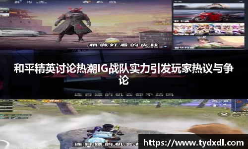 和平精英讨论热潮IG战队实力引发玩家热议与争论